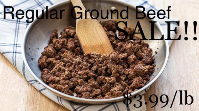 Ground Beef Sale 300